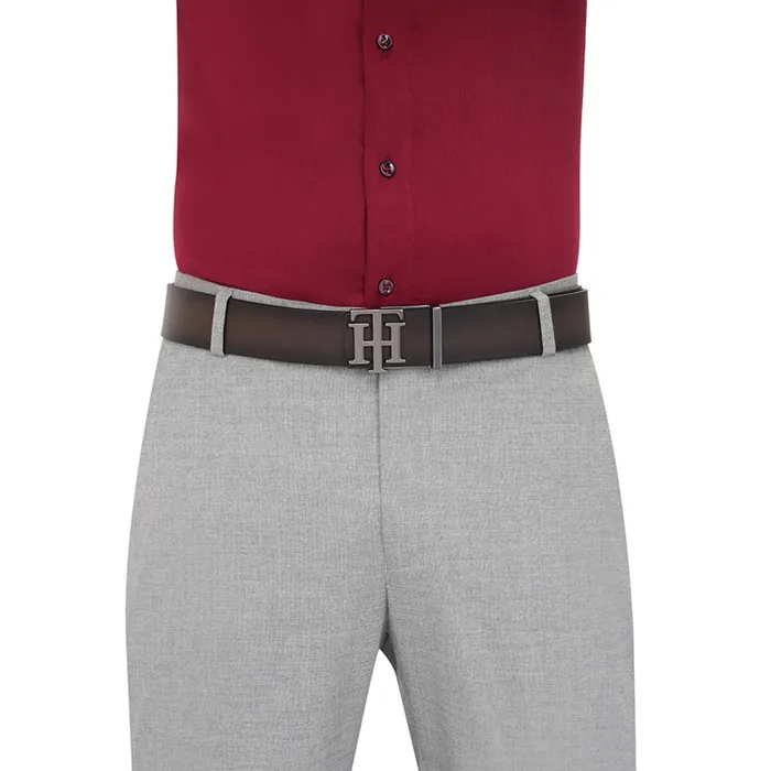 Tommy Hilfiger Brown & Black Offay Reversible Belt - Extra Large