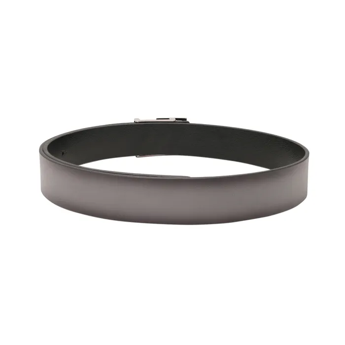 Tommy Hilfiger Dark Grey & Black Offay Reversible Belt - Small