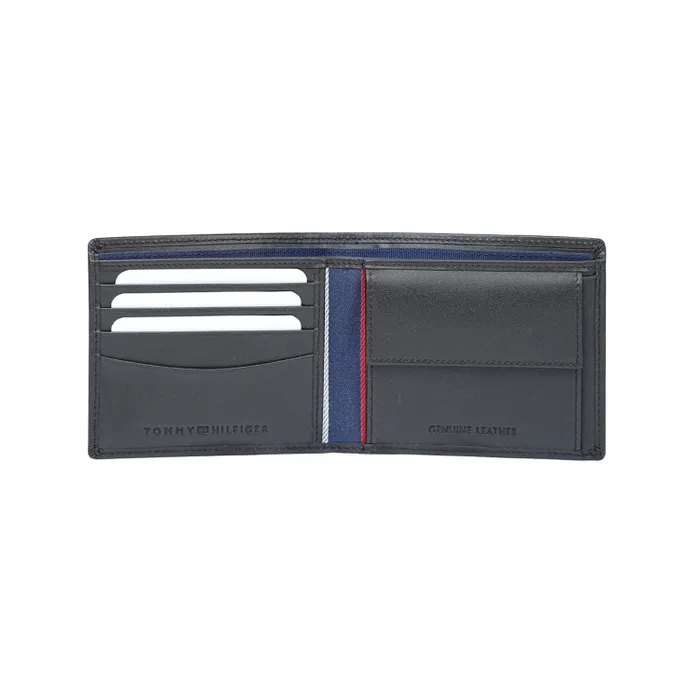 Tommy Hilfiger Branco Global Coin Wallet - Black