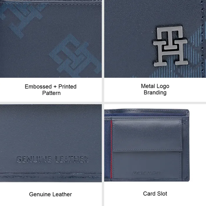 Tommy Hilfiger Branco Multicard Coin Wallet - Navy