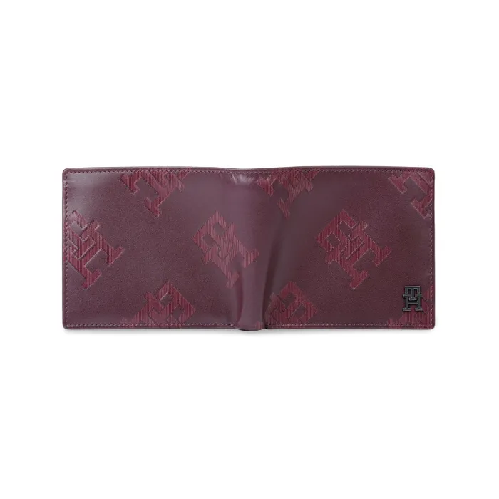 Tommy Hilfiger Branco Global Coin Wallet - Wine