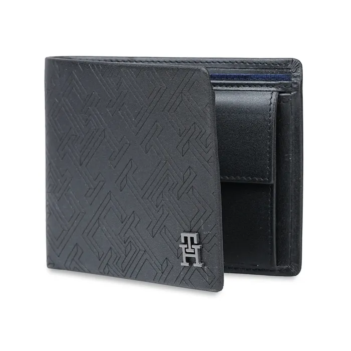 Tommy Hilfiger Tavros Global Coin Wallet - Black