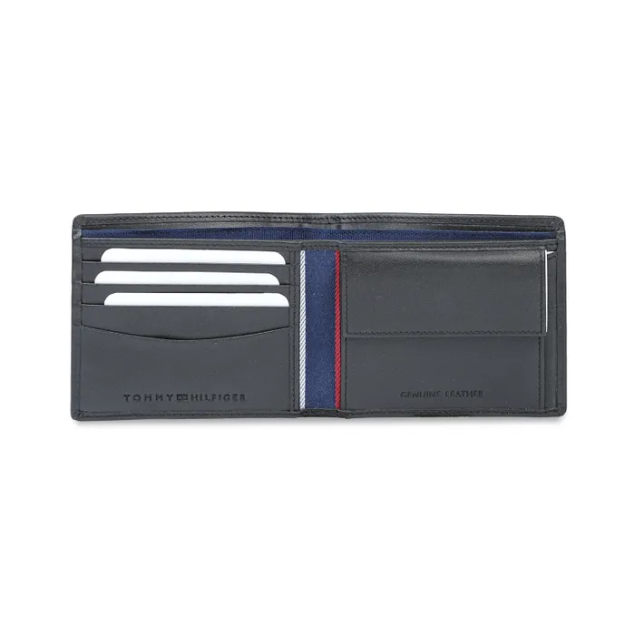 Tommy Hilfiger Tavros Global Coin Wallet - Black