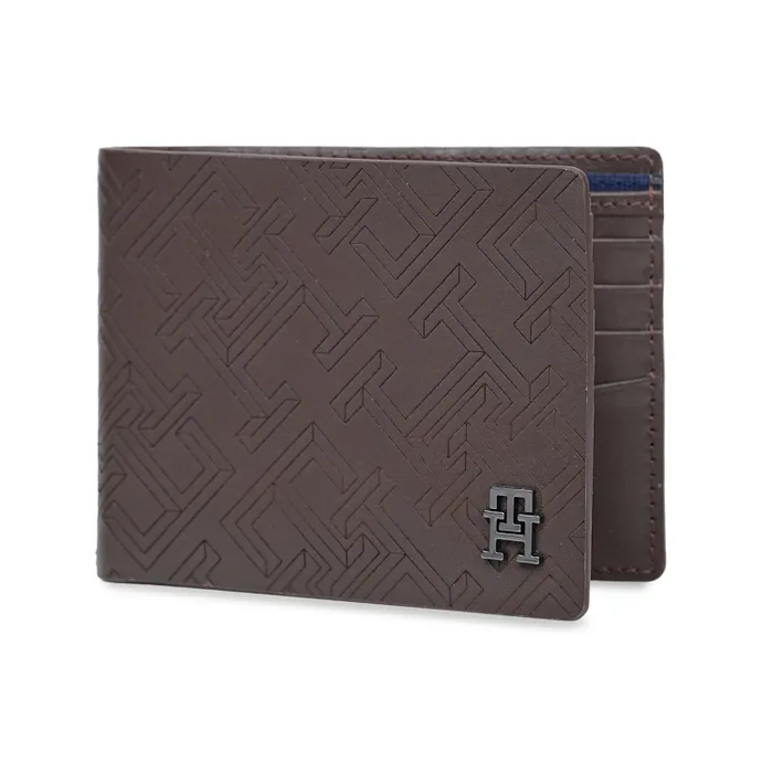 Tommy Hilfiger Tavros Slimfold Wallet-Brown