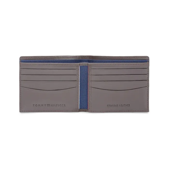 Tommy Hilfiger Tavros Slimfold Wallet-Brown