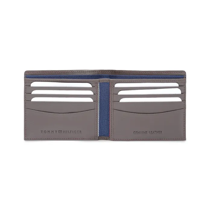 Tommy Hilfiger Tavros Slimfold Wallet-Brown