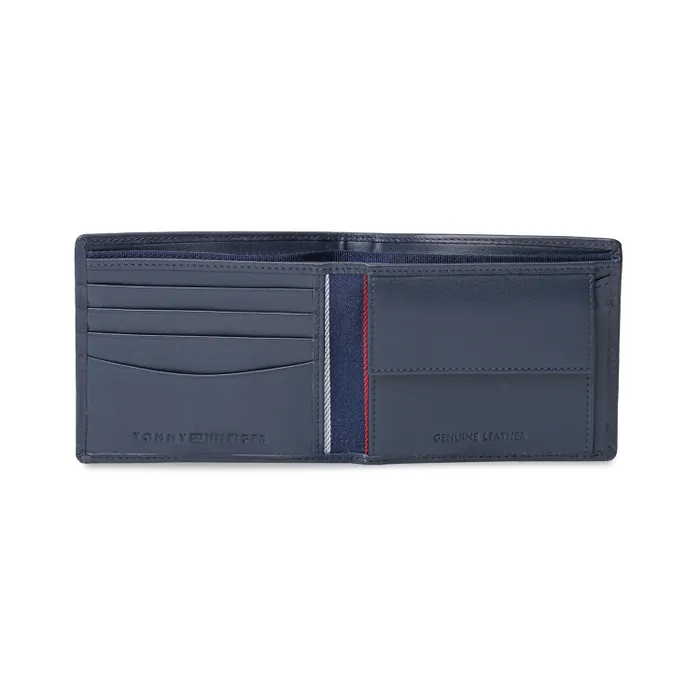 Tommy Hilfiger Tavros Global Coin Wallet-Navy