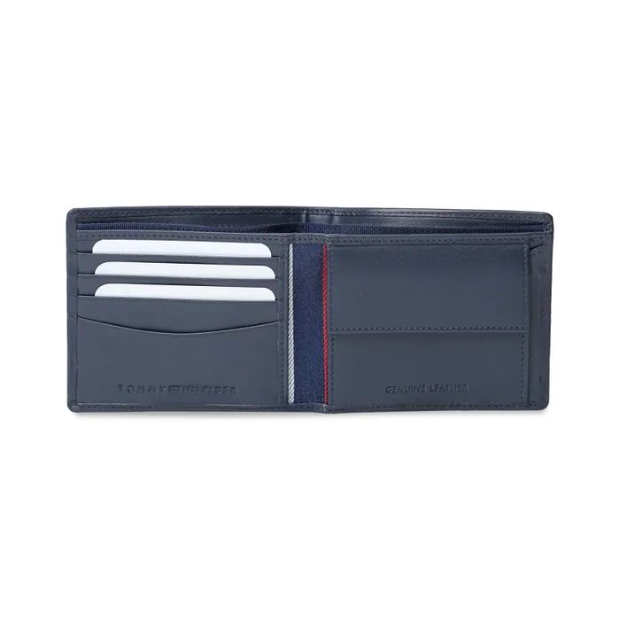 Tommy Hilfiger Tavros Global Coin Wallet-Navy
