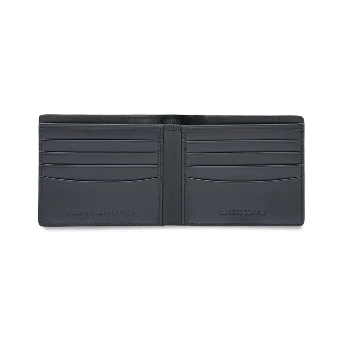 Tommy Hilfiger Woodlawn Slimfold Wallet - Black+Black