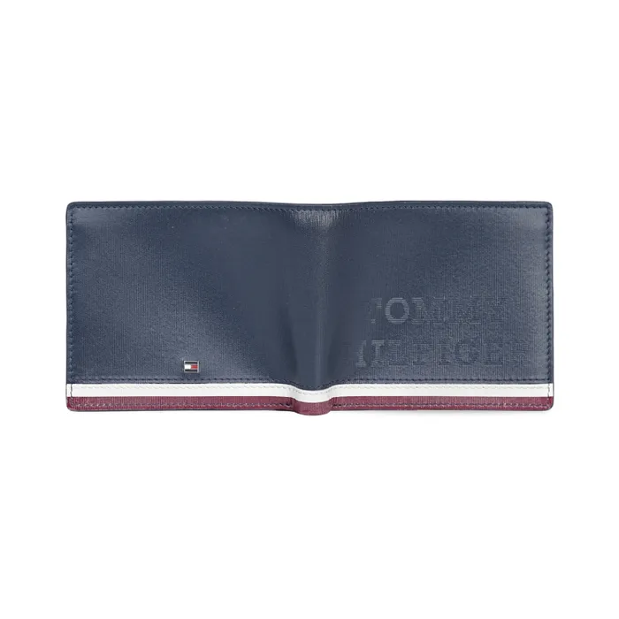 Tommy Hilfiger Avlona Slimfold Wallet - Navy+White+Burgundy