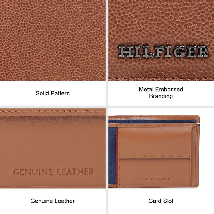 Tommy Hilfiger Hornslet Global Coin Wallet - Tan