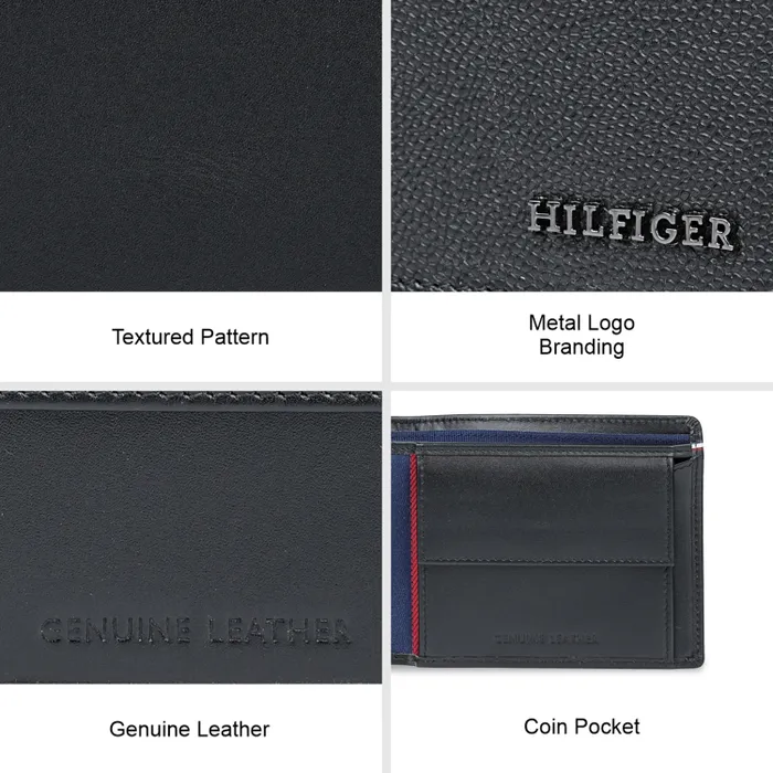 Tommy Hilfiger Hornslet Global Coin Wallet - Black