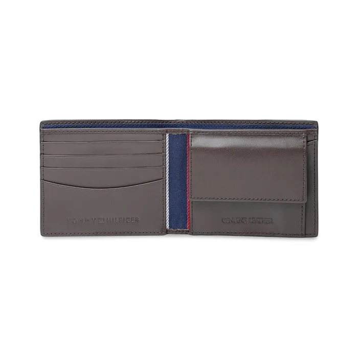Tommy Hilfiger Strovolos Global Coin Wallet - Brown