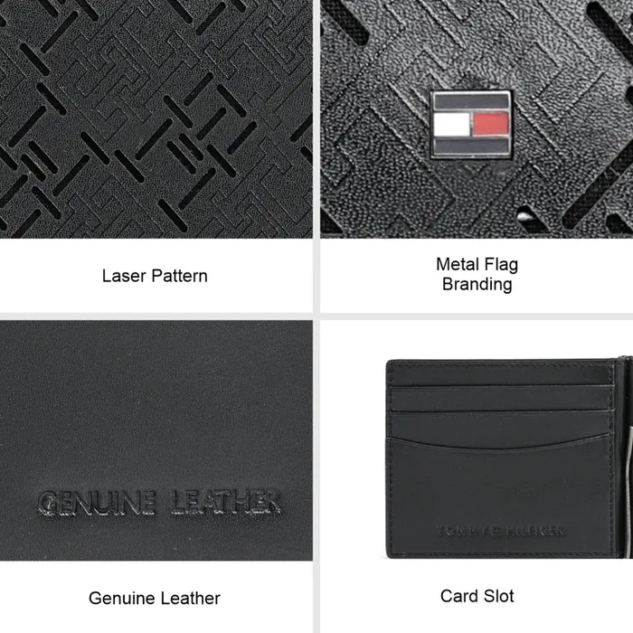 Tommy Hilfiger Moneyclip Wallet - Black