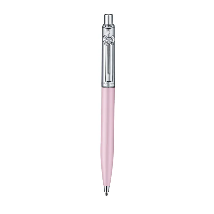 Sheaffer Gift Set Sentinel E321 Emily in Paris Pink Matte Finish Ballpoint Pen with Leather Bag Charm Keychain