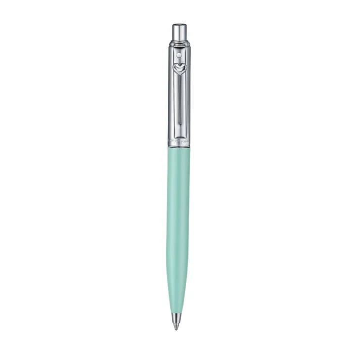 Sheaffer Gift Set Sentinel E321 Emily in Paris Green Matte Finish Ballpoint Pen with Soft Bound Notebook
