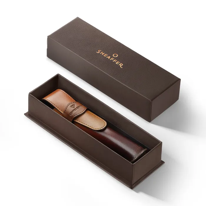 Sheaffer Coffee Edition Leather Single Pen Pouch