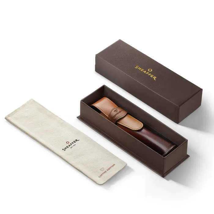 Sheaffer Coffee Edition Leather Single Pen Pouch