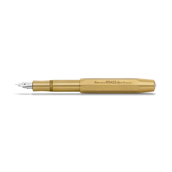 Kaweco Brass Sport Exclusive Fountain Pen-Medium