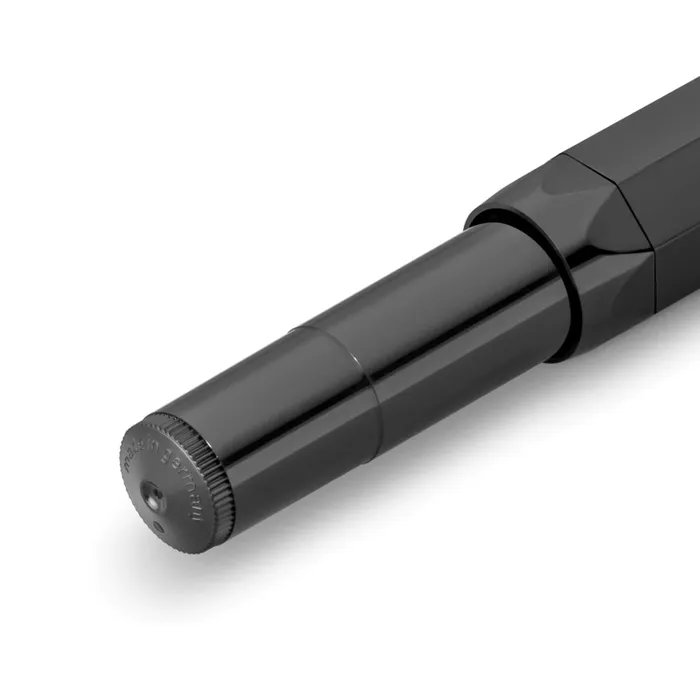 Kaweco Classic Sport Black With Clip And 23K Gold-Plated Steel Nib And Iridium Tip Fountain Pen-Medium