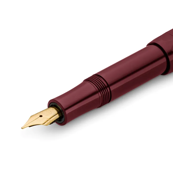 Kaweco Classic Sport Bordeaux With 23K Gold-Plated Steel Nib And Iridium Tip Fountain Pen-Fine