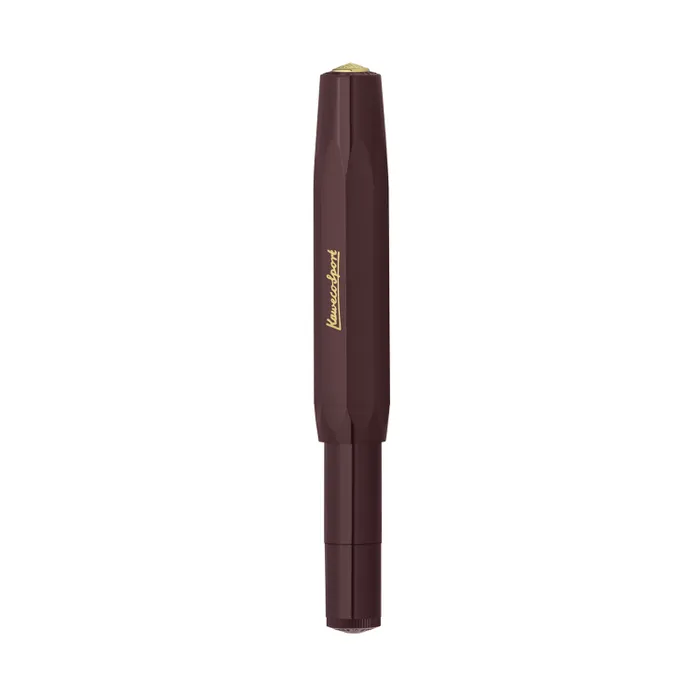 Kaweco Classic Sport Bordeaux With 23K Gold-Plated Steel Nib And Iridium Tip Fountain Pen-Fine