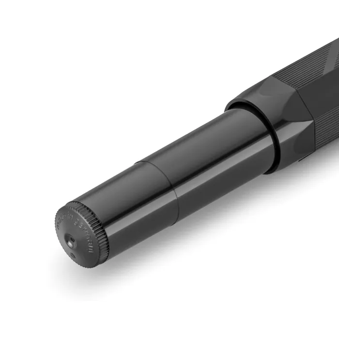 Kaweco Classic Sport Guilloche Black With 23K Gold-Plated Steel Nib And Iridium Tip Fountain Pen-Medium