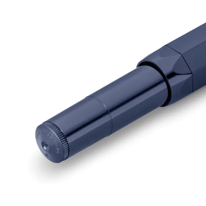 Kaweco Classic Sport Navy Blue With Clip And 23K Gold-Plated Steel Nib And Iridium Tip Fountain Pen-Medium