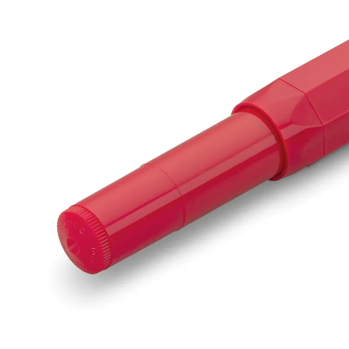 Kaweco Classic Sport Red With 23K Gold-Plated Steel Nib And Iridium Tip Fountain Pen-Medium