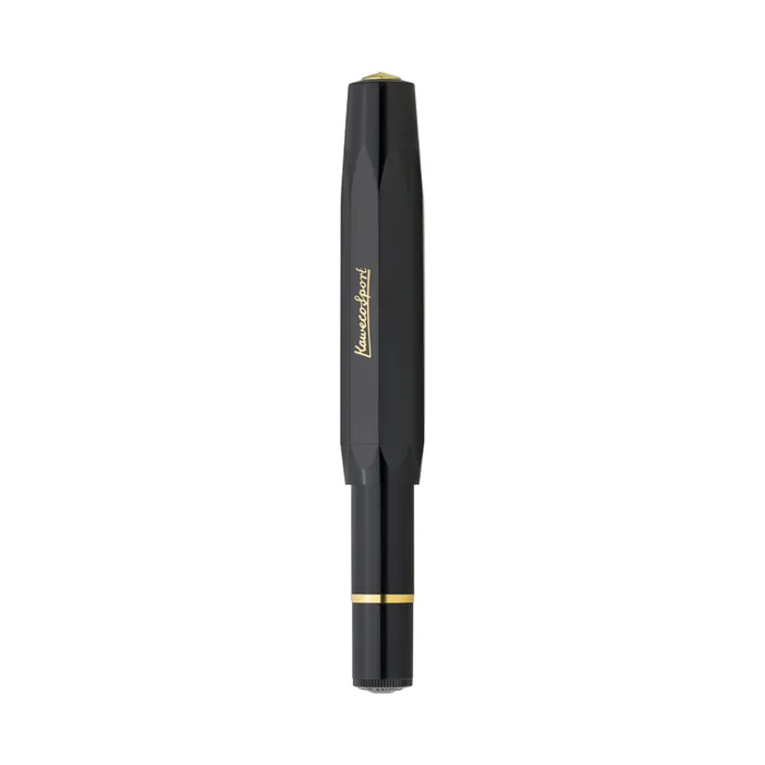 Kaweco Piston Classic Sport Premium Black/Gold Fountain Pen-Fine