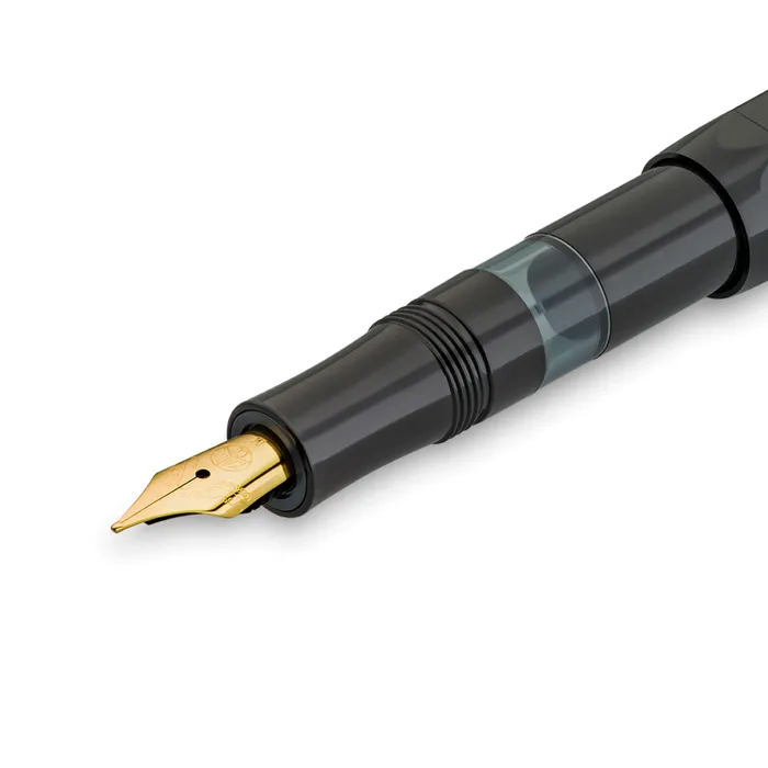 Kaweco Piston Classic Sport Premium Black/Gold Fountain Pen-Medium