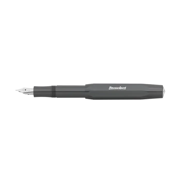Kaweco Skyline Sport Grey Premium With Clip Fountain Pen-Medium
