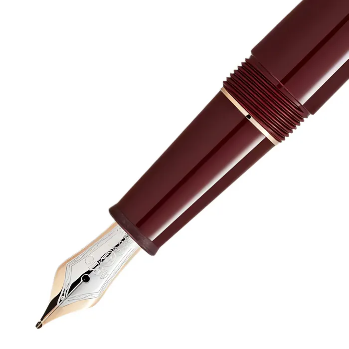 Montblanc 145 MeisterstÃ¼ck Classique Burgundy Red Fountain Pen- Fine
