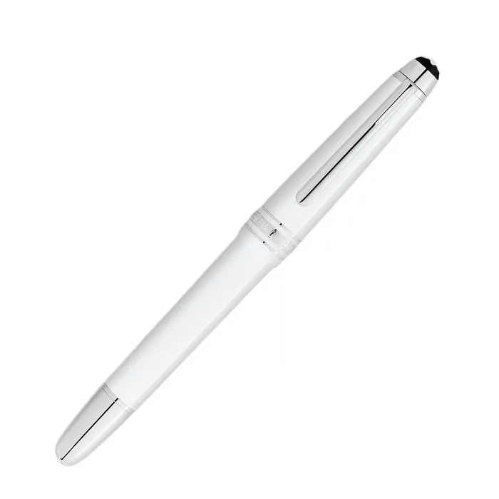 Montblanc 145 MeisterstÃ¼ck Classique White Fountain Pen- Medium
