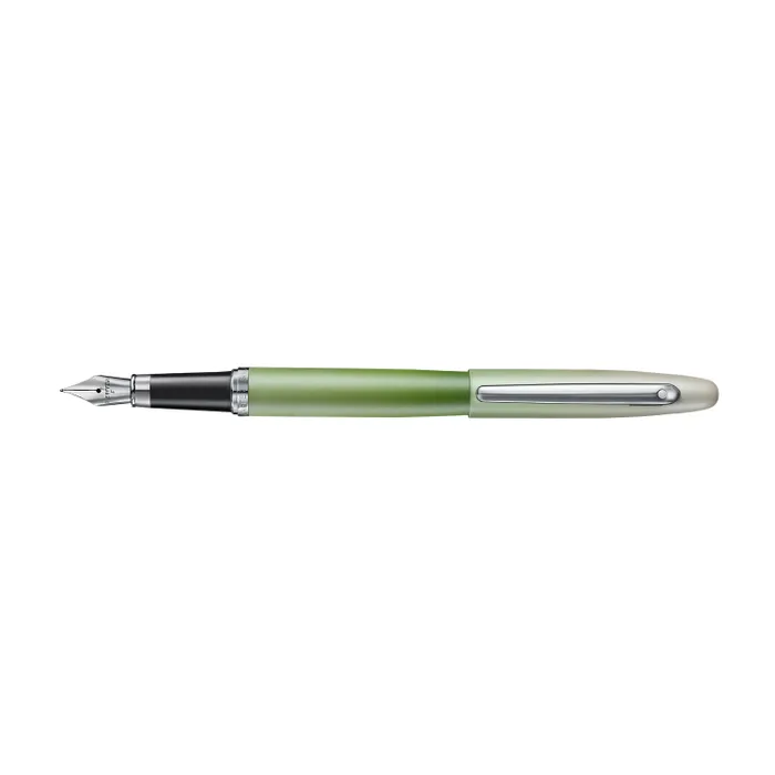 Sheaffer VFM 9431 Matcha Edition Green Ombre Gradient Fountain Pen with Chrome-plated Trims (Fine)