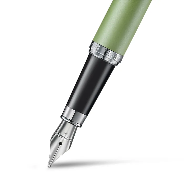 Sheaffer VFM 9431 Matcha Edition Green Ombre Gradient Fountain Pen with Chrome-plated Trims (Medium)