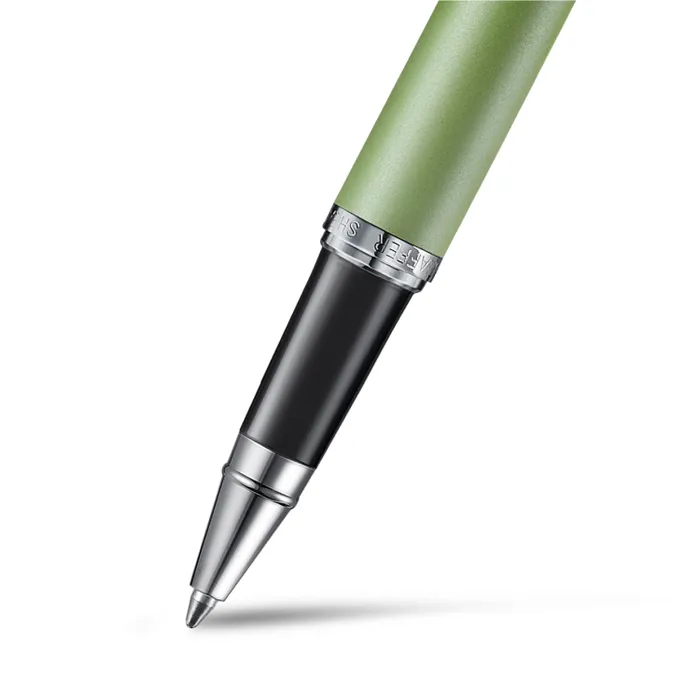 Sheaffer VFM 9431 Matcha Edition Green Ombre Gradient Rollerball Pen with Chrome-plated Trims