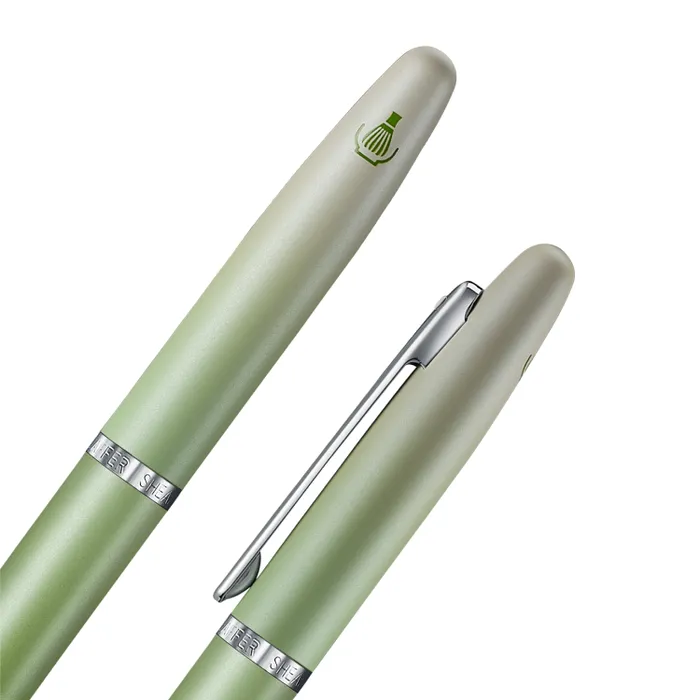 Sheaffer VFM 9431 Matcha Edition Green Ombre Gradient Rollerball Pen with Chrome-plated Trims