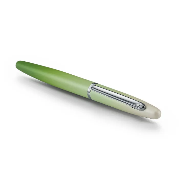 Sheaffer VFM 9431 Matcha Edition Green Ombre Gradient Rollerball Pen with Chrome-plated Trims