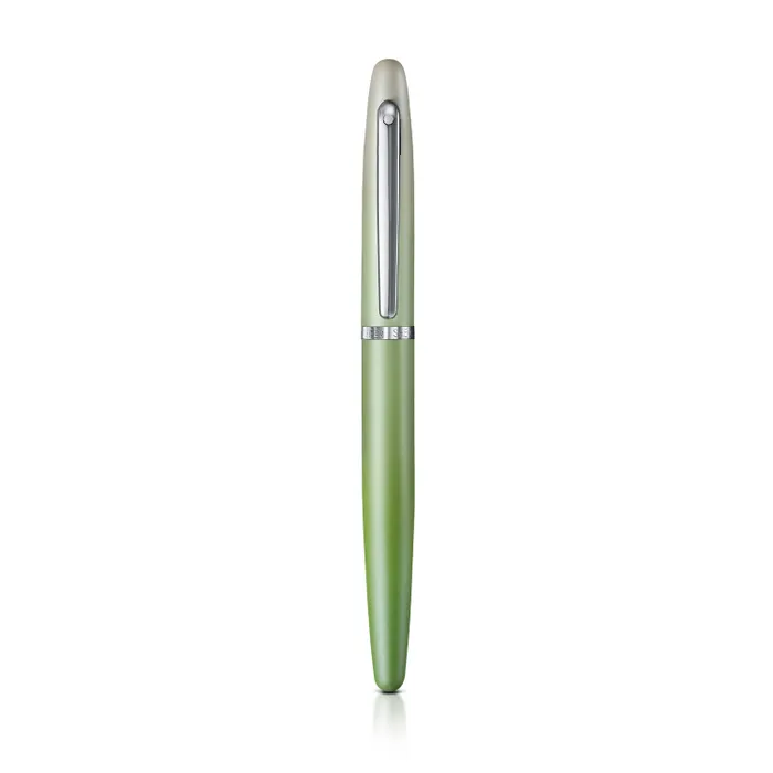 Sheaffer VFM 9431 Matcha Edition Green Ombre Gradient Rollerball Pen with Chrome-plated Trims