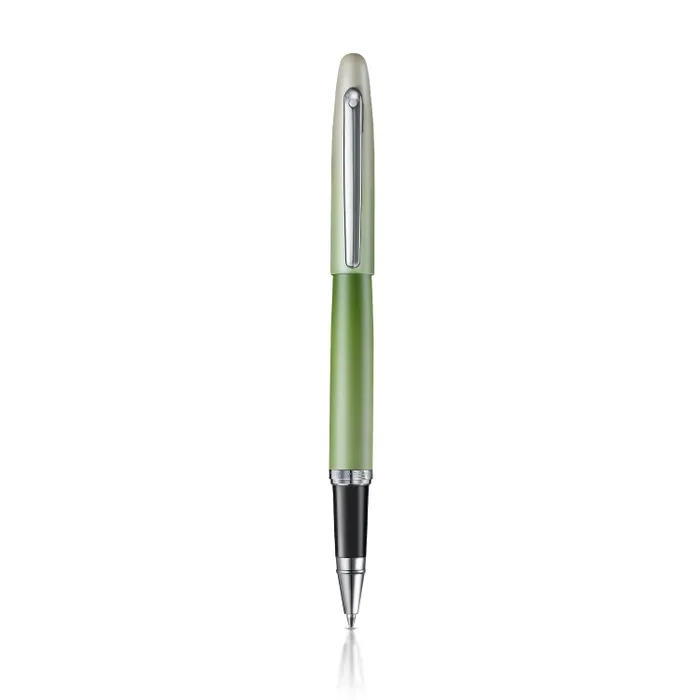 Sheaffer VFM 9431 Matcha Edition Green Ombre Gradient Rollerball Pen with Chrome-plated Trims