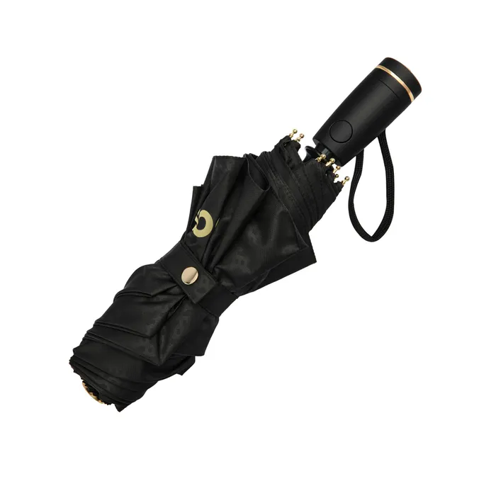 Boss Pocket umbrella Double B Black & Gold