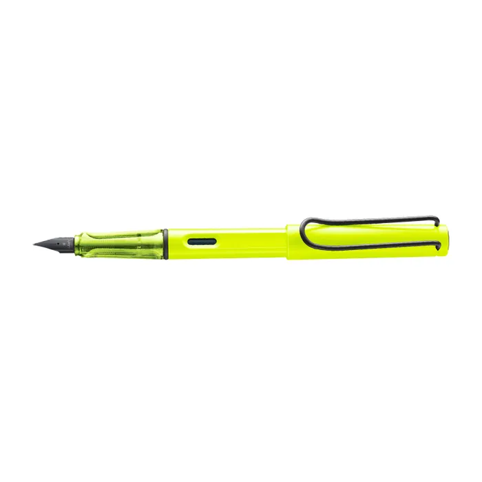 Lamy Safari Rondo Neon Yellow Fountain Pen-Fine