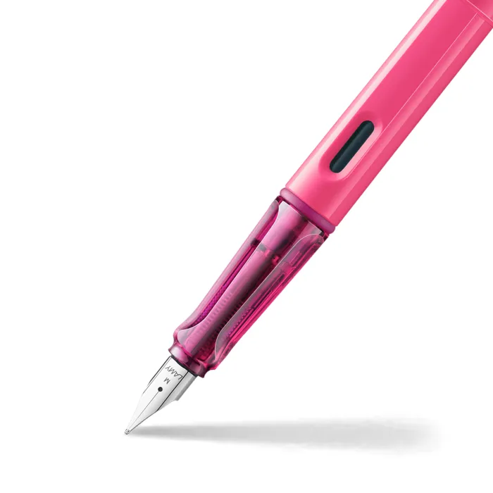 Lamy Safari Rondo Neon Pink Fountain Pen-Medium