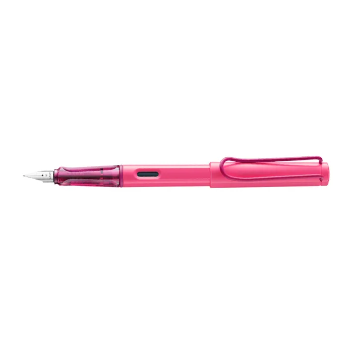 Lamy Safari Rondo Neon Pink Fountain Pen-Medium