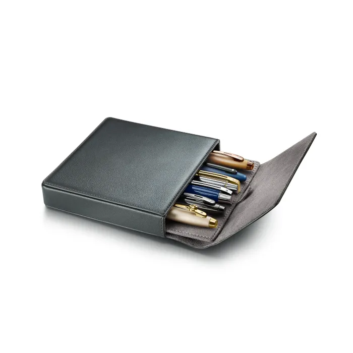 Sheaffer Classic Black Leather 6 Pen case