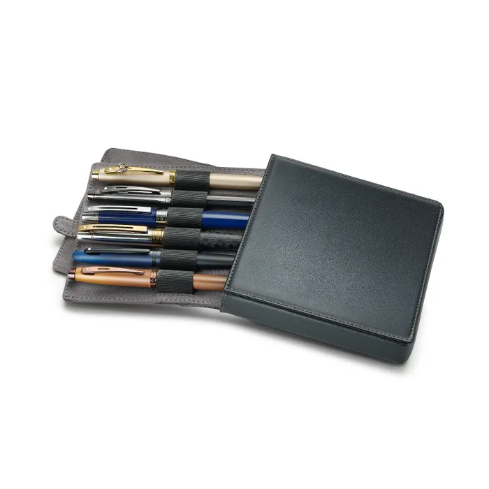 Sheaffer Classic Black Leather 6 Pen case