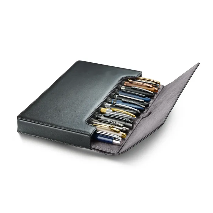 Sheaffer Classic Black Leather 12 Pen case