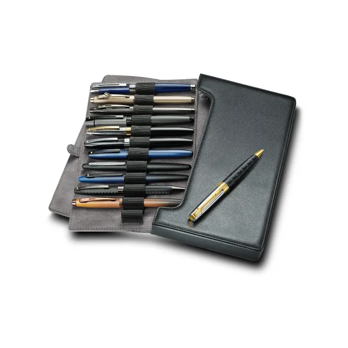 Sheaffer Classic Black Leather 12 Pen case