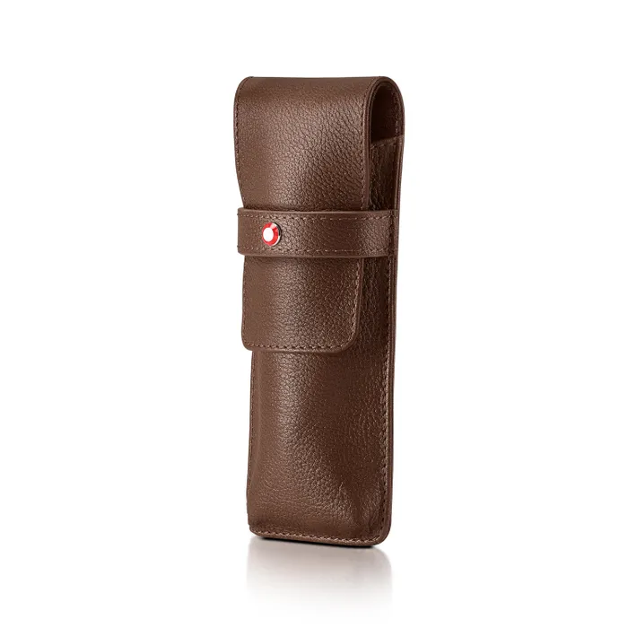Sheaffer Tan Leather 2 Pen case